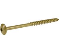 The Hillman Group 47879 5/40,6 cm x 6 Star Drive Construction lag Screw with truss Head 1000 Hour Bronze Ceramic Coat, 60-pack