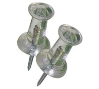 The Hillman Group 532691 - Spille trasparenti, confezione da 40