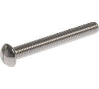 The Hillman Group 825056 - Vite a testa tonda con intaglio in acciaio INOX, 15 x 32 x 3,8 cm, confezione da 100