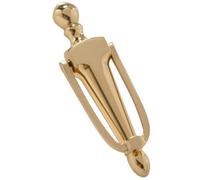 The Hillman Group 852394 6 - 1/5,1 cm Door Knocker - Solid Brass - Bright Brass Finish 1-pack