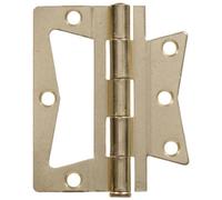 The Hillman Group 852628 10,2 cm non Mortise Hinge - Removable pin - Brass Finish 2-pack