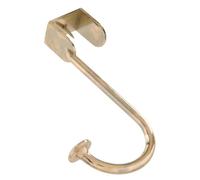 The Hillman Group 852907 over Door hook- Brass Finish 1-pack