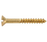 The Hillman Group The Hillman Group 1162 Brass OVAL Head Slotted Wood Screw 6 x 5/8 in. 48-pack