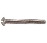 The Hillman Group The Hillman Group 947 stainless steel Round Head Machine Screw 8 - 32 x 3/4 in. 24-pack
