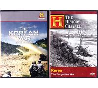 The History Channel Korean War Collection : Korea The Forgotten War , The Korean War Fire And Ice : 5 Episodes : 3 DVD SET : 300 Minutes