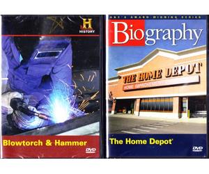 The History Channel: la storia del martello e, cannello Biography Home Depot: tuttofare speciale 2 pezzi