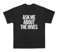The Hives 'Ask Me' (Nero) Maglietta - NUOVO E UFFICIALE