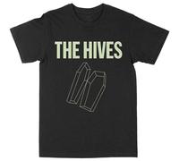 The Hives 'Glow-in-the-Dark Coffin' (Nero) Maglietta - NUOVO E UFFICIALE