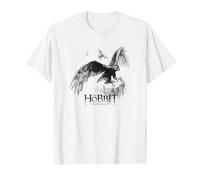 The Hobbit Great Eagle Sketch Maglietta, Uomo, Bianco, 5XL