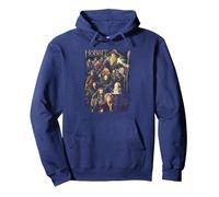 The Hobbit Somber Company Felpa con Cappuccio, Unisex per Adulti, Navy, S