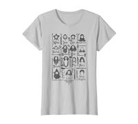 The Hobbit The Company of Thorin Oakenshield Maglietta, Donna, Argento, 3XL