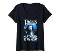 The Hobbit Thorin's Key Maglietta con Collo a V