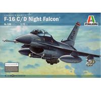The Hobby Company Italeri 510000188, 1:72 F-16, C/D Night Falcon