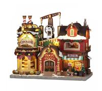 The Holly Jolly Chocolatier & Mrs. Claus Coffee Shop con Alimentatore 4.5V Cod. 65521