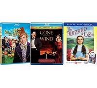 The Hollywood Trilogy - Willy Wonka and the Chocolate Factory, The Wizard of Oz (3-D, Blu-ray, Digital with Bonus