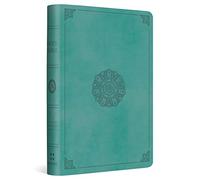 The Holy Bible: English Standard Version, Value Compact Bible, Trutone, Turquoise, Emblem Design