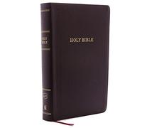 The Holy Bible: King James Version, Reference, Personal Size Giant Print, Burgundy Bonded Leather, Red Letter Edition