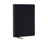 The Holy Bible: New King James Version, Black, Leathersoft, Thinline Reference, Blue Letter, Comfort Print