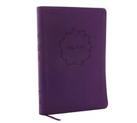 The Holy Bible: New King James Version, Value Large Print, Thinline, Purple Leathersoft, Red Letter Edition