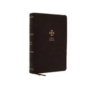 The Holy Bible: New Revised Standard Version, Brown, Leathersoft, Catholic Edition: Comfort Print