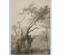 The Holy Tree of Meteora Notebook: David Roberts Lithograph Journal Lined Notebook for Writing and Notes