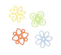 The Home Bliss Company BlissHome Sottobicchieri Poggia Pentole in silicone, multicolore, 10 cm x 0,4 cm