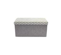 The Home Deco Factory Panca Contenitore Pieghevole, Grigio