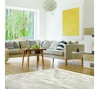 The Home Deco Factory - Tappeto in finta pelliccia, 115 x 170 cm, colore: Ecru