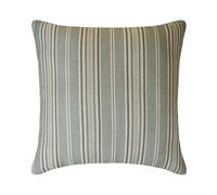 The HomeCentric Blu Decorativo Fodera per cuscino 40x40 cm | Paese Biancheria Fodera per cuscino A strisce | Striscia stile rustico Federe per divano, sofà e camera da letto - Blue Haven Stripes