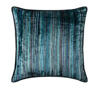 The HomeCentric Decorativo Blu, 40 x 40 cm Velluto Cuscini per divani, A strisce, A strisce Moderno - Electric Stripes