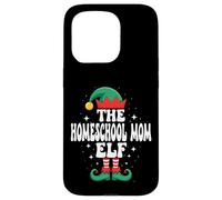 The Homeschool Mamma Elfo Divertente Natale Corrispondenza Famiglia Custodia per iPhone 15 Pro