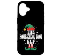 The Homeschool Mamma Elfo Divertente Natale Corrispondenza Famiglia Custodia per iPhone 16