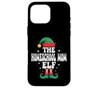 The Homeschool Mamma Elfo Divertente Natale Corrispondenza Famiglia Custodia per iPhone 16 Pro Max