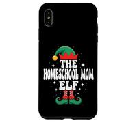 The Homeschool Mamma Elfo Divertente Natale Corrispondenza Famiglia Custodia per iPhone XS Max