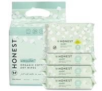The Honest Company Organic Cotton Dry Wipes, 48 Wipes (Pack of 4)