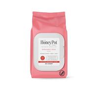 The Honey Pot Company - Feminine Wipes - Daily PH Balancing, Fragrance & Sulfate Free Wipes for Intimate Parts, Body, or Face - Hygiene Products - Bergamot Rose - 30 ct