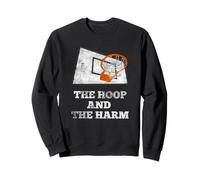 The Hoop And The Harm B-Ball Player Foul Design Felpa