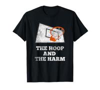 The Hoop And The Harm B-Ball Player Foul Design Maglietta