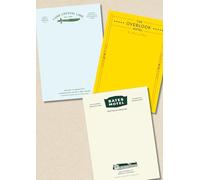The Horror Set - Fictional Hotel Notepads: Bates Motel / the Overlook Hotel / Camp Crystal Lake