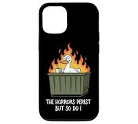 The Horrors Persist But So Do I Dumpster Funny Duck Lover Custodia per iPhone 12/12 Pro