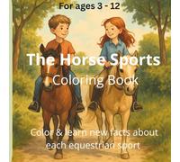 The Horse Sports: Simple & fun horse sports coloring book