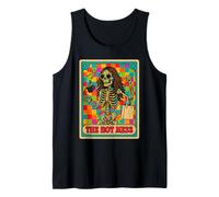 The Hot Mess Retro Scheletro Scacchi Humor Art Canotta