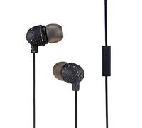 The House of Marley EM-JE061-BK Little Bird Auricolari con Microfono, Risposta in Frequenza: 20hz - 20 KHz,Driver: 9.2mm, Input : 3.5mm Stereo, Nero