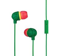 The House of Marley EM-JE061-RA Little Bird Auricolari con Microfono, Risposta in Frequenza: 20hz - 20 KHz,Driver: 9.2mm, Input : 3.5mm Stereo, Multicolore