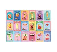 The House of Puzzles Puzzle da 1000 pezzi con cocktail colorati, per adulti, illustrati artisti, paesaggi scenici, regali di lusso