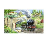 The House of Puzzles - Train Spotting Jigsaw - Big 250 Piece Jigsaws For Adults