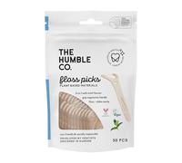 The Humble Co. Basic - Confezione da 150 plettri per filo interdentale, colore: menta