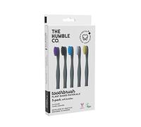 The Humble Co. Spazzolino da denti a base vegetale (5-p) | Setole sensibili | Biodegradabile, ecologico, vegano per l'igiene orale quotidiana, approvato dai dentisti