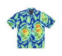 The Hundreds - Nature Woven Short Sleeve Shirt - - Shirts - Uomo - Blu - XL