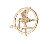 the Hunger Games Di Mockingjay Di Film Puntello Rep Pin (mockingjay D'oro) Elegante Regalo Per L'uomo Le Donne